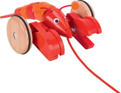 Produktbild von Nachziehtier Hummer aus Holz von goki