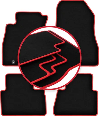 Immagine prodotto di Tappetini CARLUX-RED per: Nissan Juke F15 Crossover (2010-2017)