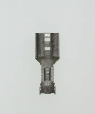 Produktbild von Flachsteckhülsen, Steckgröße 6,3 x 0,8mm unisoliert, ohne Rastzunge Querschnitt 1,5mm² - 2,5mm² - 1 Stück