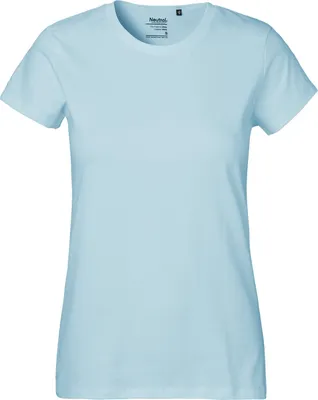 Produktbild von Neutral O80001 | Damen Classic T-Shirt / 100% Fairtrade Baumwolle - Farbe: Light Blue - Größe: XL