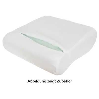 Produktbild von Bezug für Viscoline- Reisekopfkissen, anatomische Form, weiß