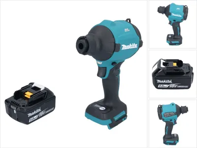 Immagine prodotto di Soffiatore a batteria Makita DAS180T1 18V Brushless + 1x batteria 5.0Ah - senza caricabatterie