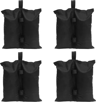 Obrázek produktu pro Zátěžové pytle, 4 kusy, černé, pro kempování