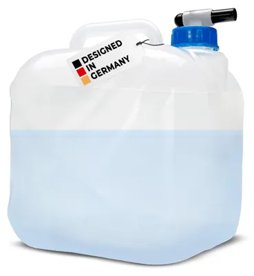 Produktbild von alca® Wasserkanister faltbar 5l Trinkwasserbehälter mit Ablasshahn BPA-frei Faltwasserkanister
