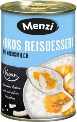 Produktbild von Menzi Kokos Reisdessert mit Kokosmilch, 400g