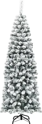 Immagine prodotto di Albero di Natale innevato da 180 cm con supporto in metallo