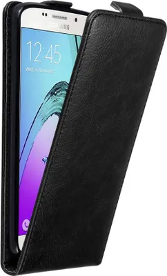 Obrázok produktu pre Cadorabo kryt pre Samsung Galaxy A5 2016 ochranný kryt v čiernom flipovom puzdre kryt na mobilný telefón