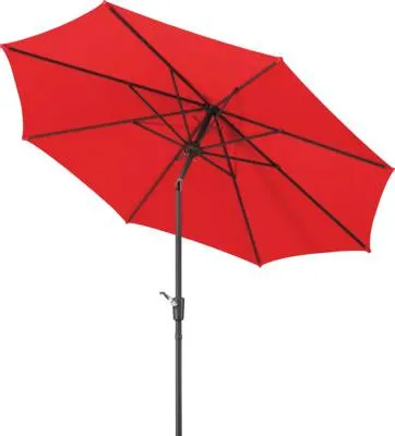 Produktbild von Mittelstockschirm Schneider Schirme Harlem Ø 270 cm rot mit UV-Schutz 50+, wasserabweisende Polyesterbespannung