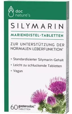 Zdjęcie produktu dla Gasterodoc Silymarin Milk Thistle Tablets 60 kapsułek