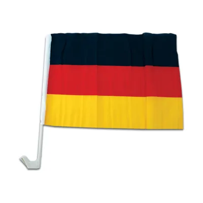 Produktbild von Deutschland Autofahne 30x45 Auto Flagge Fanartikel Fußball EM WM Zubehör