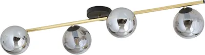 Zdjęcie produktu dla Lampa sufitowa Emibig 4xE14 10W SPLENDI 4 grafitowe klosze 1246/4