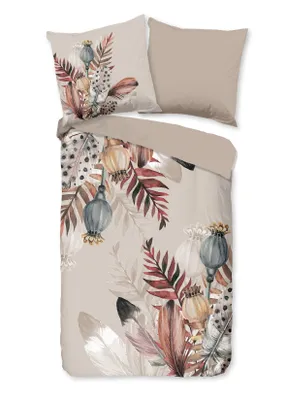 Immagine prodotto di Pure Bettbezug "piume" - Taupe - (135x200 cm) - Mikrofaser