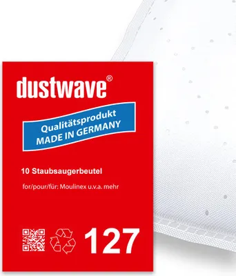 Produktbild von Dustwave®  1 Staubsaugerbeutel für Baur Versand - 340043 -  hocheffizient mit Hygieneverschluss -   Germany