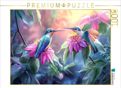 Produktbild von CALVENDO Puzzle Colibris | 1000 Teile Lege-Größe 64x48cm Foto-Puzzle für glückliche Stunden