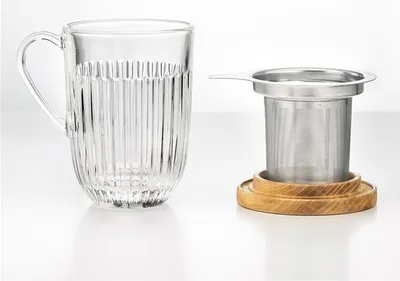 Image de Tisanière Ouessant La Rochere 40 Cl Verre Résistant, Infuseur Intégré, Design élégant - Elfechrome