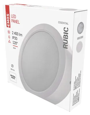 LED svítidlo RUBIC 22 cm, 24 W, neutrální bílá