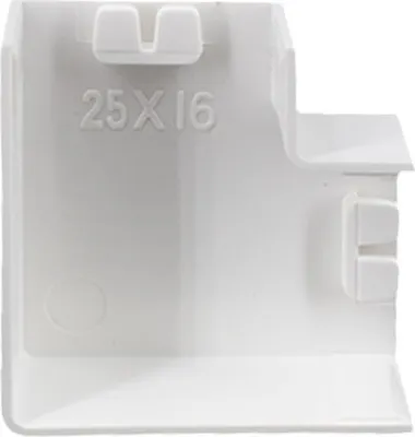 Produktbild von 10x yourDroid Kabelkanal L-Stück 25x16 weiss