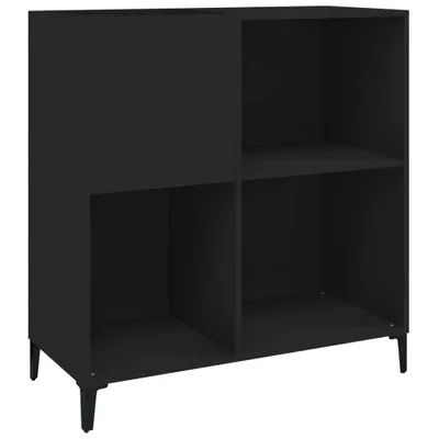 Zdjęcie produktu dla vidaXL Szafka panelowa czarna 84,5x38x89 cm Materiał drewnopochodny