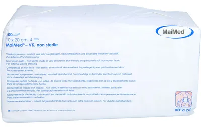 Imagen del producto de Compresas De Vliessstoff, 10X20 Cm, No Estériles, Caja De 4 Unidades, 100 Unidades