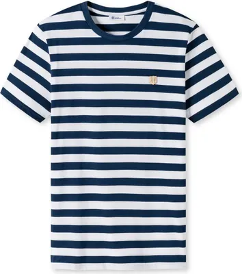 Produktbild von Schiesser Herren Shirt 1/2 - Georg indigo 50/M