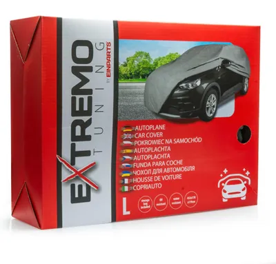 Immagine prodotto di Copertura per auto EINPARTS, colore argento, 482 cm x 177 cm x 119 cm