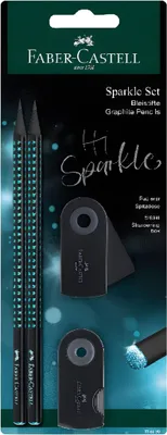 Produktbild von Faber Castell, A.W. Faber-Castell Vertrieb Gm Bs-Set Sparkle schw. schwarz/blau schwarz/blau