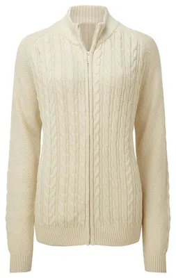 Immagine prodotto di Solidchoice - Cardigan da donna in maglia a maniche lunghe con zip