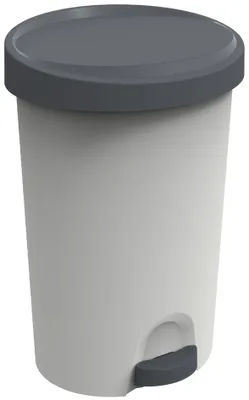 Produktbild von EDA Tret-Abfallbehälter Stepy 70 Liter PP grau/beton