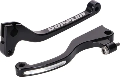 Image de Kit levier de frein et levier d'embrayage Doppler CNC noir pour Sherco SE, SM 11- (avec frein J.Juan)