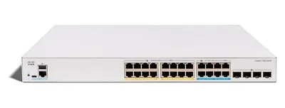 Zdjęcie produktu dla Cisco Catalyst C1300X-24NGU-4X, Zarządzany, L3, 10G Ethernet (100/1000/10000), Obsługa PoE, Możliwości montowania w stelażu