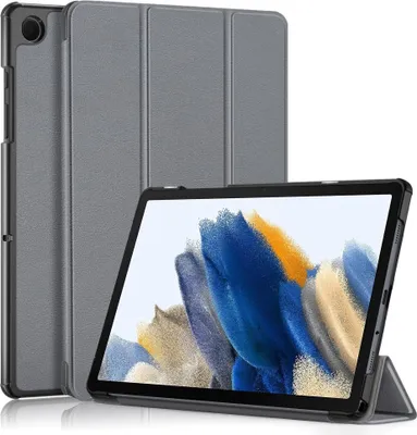 Produktbild von Samsung Galaxy Tab A9 Plus Hülle - Tri-Fold Ständer Klapphülle mit Schlaf/Wach-Funktion - Grau
