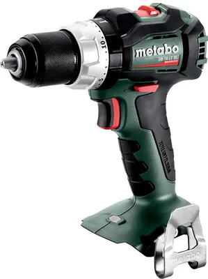 A cordless drill is shown against a white background.