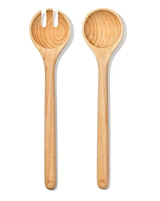Obrázek produktu pro OXO Good Grips Salátové servery Salátové servery z bukového dřeva - 2dílná sada