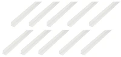 Produktbild von Alberts 10 x Winkelprofil, PVC, weiß, 15 x 15 x 1,2 mm, Länge 2 m