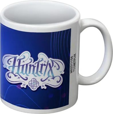 Obrázok produktu pre K-Pop Demon Hunters - Hrnček na kávu "Huntrix", logo, 325 ml PM13038 (jedna veľkosť) (biela/modrá)