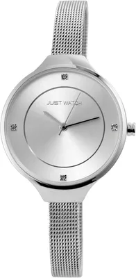 Produktbild von Damen-Uhr Edelstahl Meshband Analog Quarz Elegantes Design mit Strassbesatz mit Präzises Quarzwerk Modernes Edelstahl-Meshband Vielseitig kombinierbar