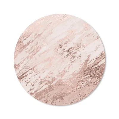 Produktbild von MuchoWow® Mauspad Mousepad Marmor - Muster - Rosa - Gold 40x40 cm - Mousepads - Maus Mat - Pad - Mausunterlage - Schreibtisch Accessoires