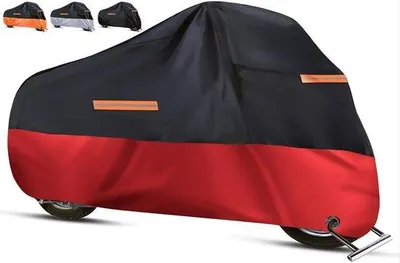 Obrázok produktu pre Vodotesná garáž na motorku z oxfordskej tkaniny, červená