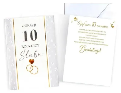 Zdjęcie produktu dla KARNET Z 10 rocznicy