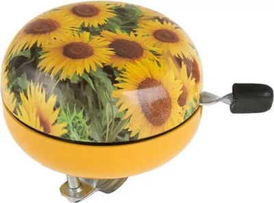 Produktbild von Ding Dong Fahrradklingel Ø 80 mm Sonnenblume