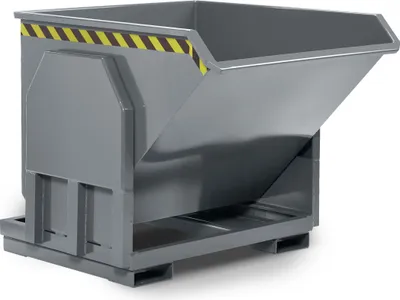 Produktbild von R+R Industrietechnik Schwerlastkipper Typ RMK-50 840x1330x1030mm 500dm³ RAL 7005 Mausgrau