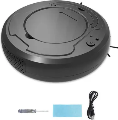 Obrázek produktu pro Robotický vysavač AIORBER, inteligentní a efektivní čištění 3 v 1, nízká hlučnost, pohodlné nabíjení, černý