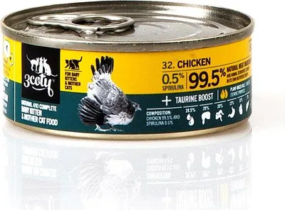 Obrázek produktu pro 3Coty CHICKEN mit Spirulina BabyMother Cats 80g