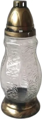 Immagine prodotto di candela trasparente grande 4pz | 5009
