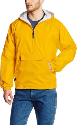 Imagen del producto de Chaqueta impermeable y resistente al viento (tallas Reg/Ext), color amarillo, talla M