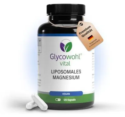 Produktbild von Glycowohl Magnesium 400 mg hochdosiert vegan Kaps. 200 St