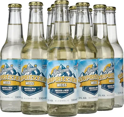 Produktbild von Gschpusi gspritzter weiss 5,5% Vol. 12x0,33l