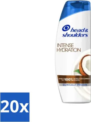 Produktbild von Head & Shoulders – Anti-Schuppen-Shampoo – Intensive Feuchtigkeitspflege – Mit Kokosnussöl – 285 ml - Vorteilspack - 20 Stücke