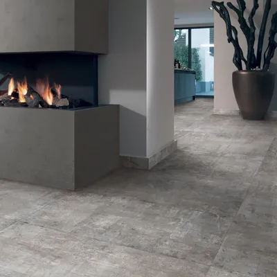 Zdjęcie produktu dla CASA39 Płytki imitujące beton, szare, 120 x 120 cm, Rondine Murales
