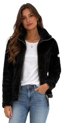 Produktbild von Geographical Norway Damen TOFURE Fleecejacke Schwarz Größe S WZ8142F/GN-BLACK